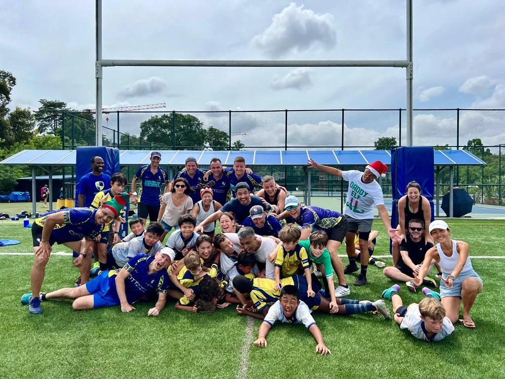 centaurs rugby team end of 23 photo at singapore american school